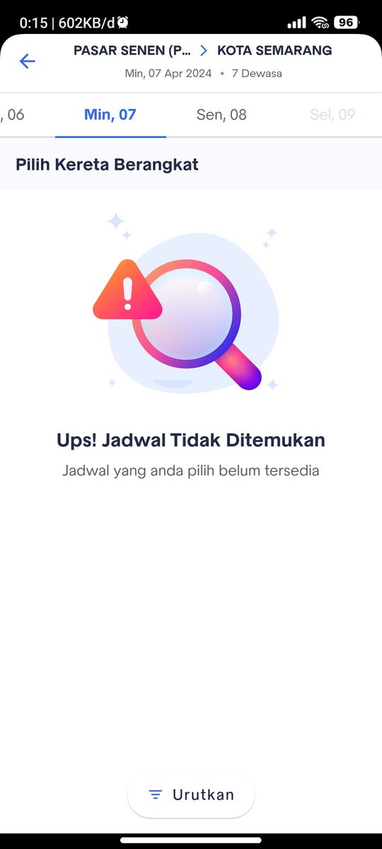 PranandaR12's tweet photo. @nanauna11 @KAI121 Sama, udh dpt tiket tinggal milih kursi malah error jd gk dpt tiket https://t.co/L5eRnc69Hw
