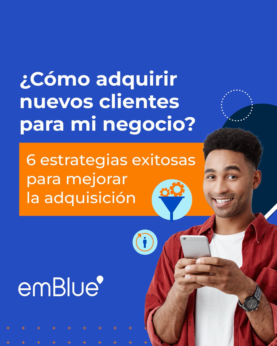 Descubre cómo adquirir nuevos clientes de forma eficaz. En lugar de estrategias genéricas, opta por interacciones personalizadas en el momento adecuado para impulsar la toma de decisiones.  Lee más en embluemail.com/casos-de-uso/a… #marketing #emailmarketing