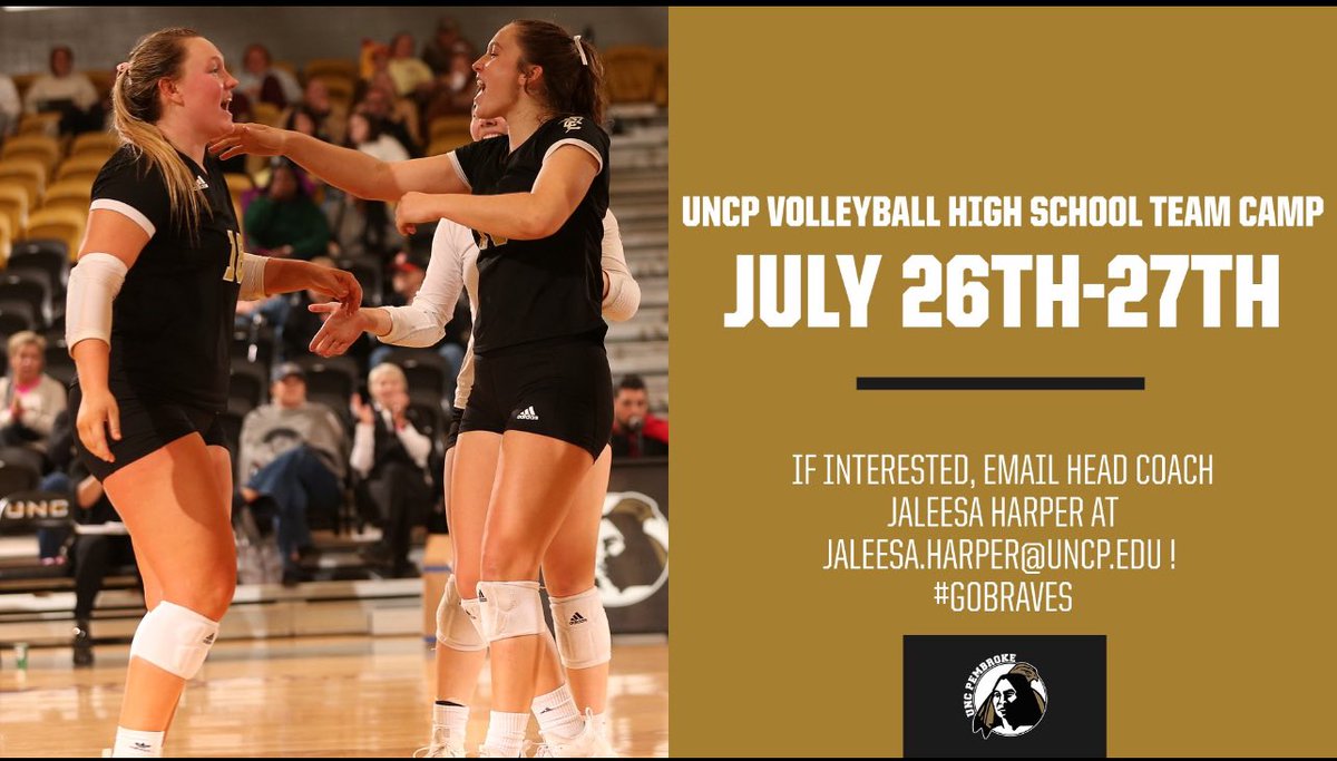 UNCP_Volleyball's tweet photo. https://t.co/RePyGkfFCv