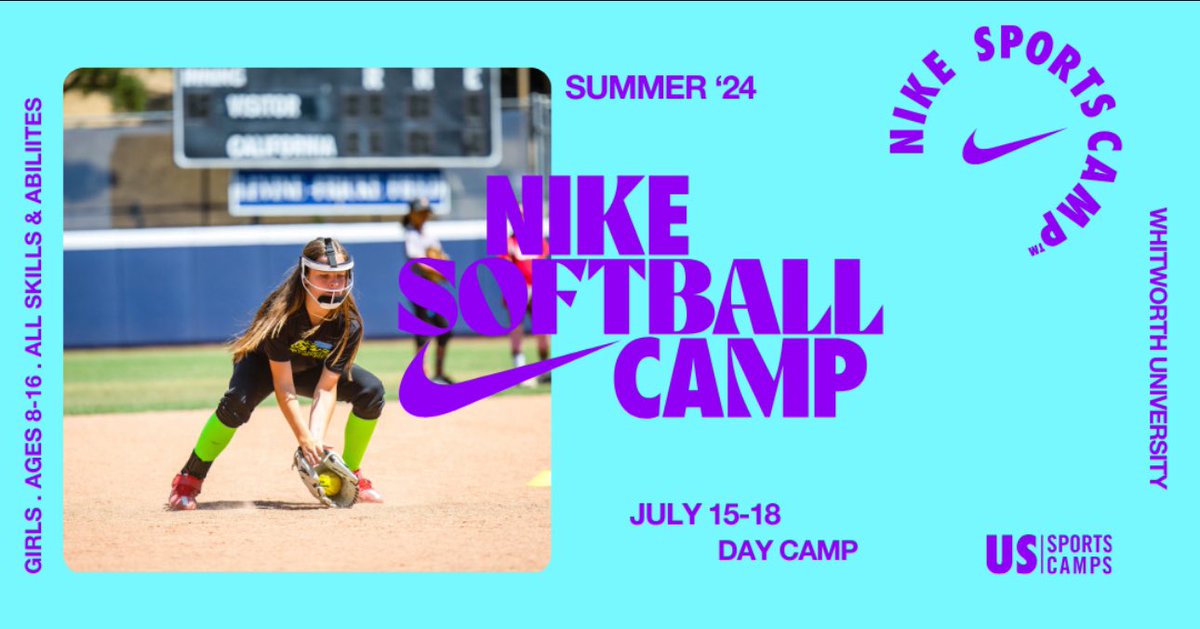 ❕Mark your calendars ❕Our annual Nike softball camp is right around the corner! More info about registration will be available soon #bucball