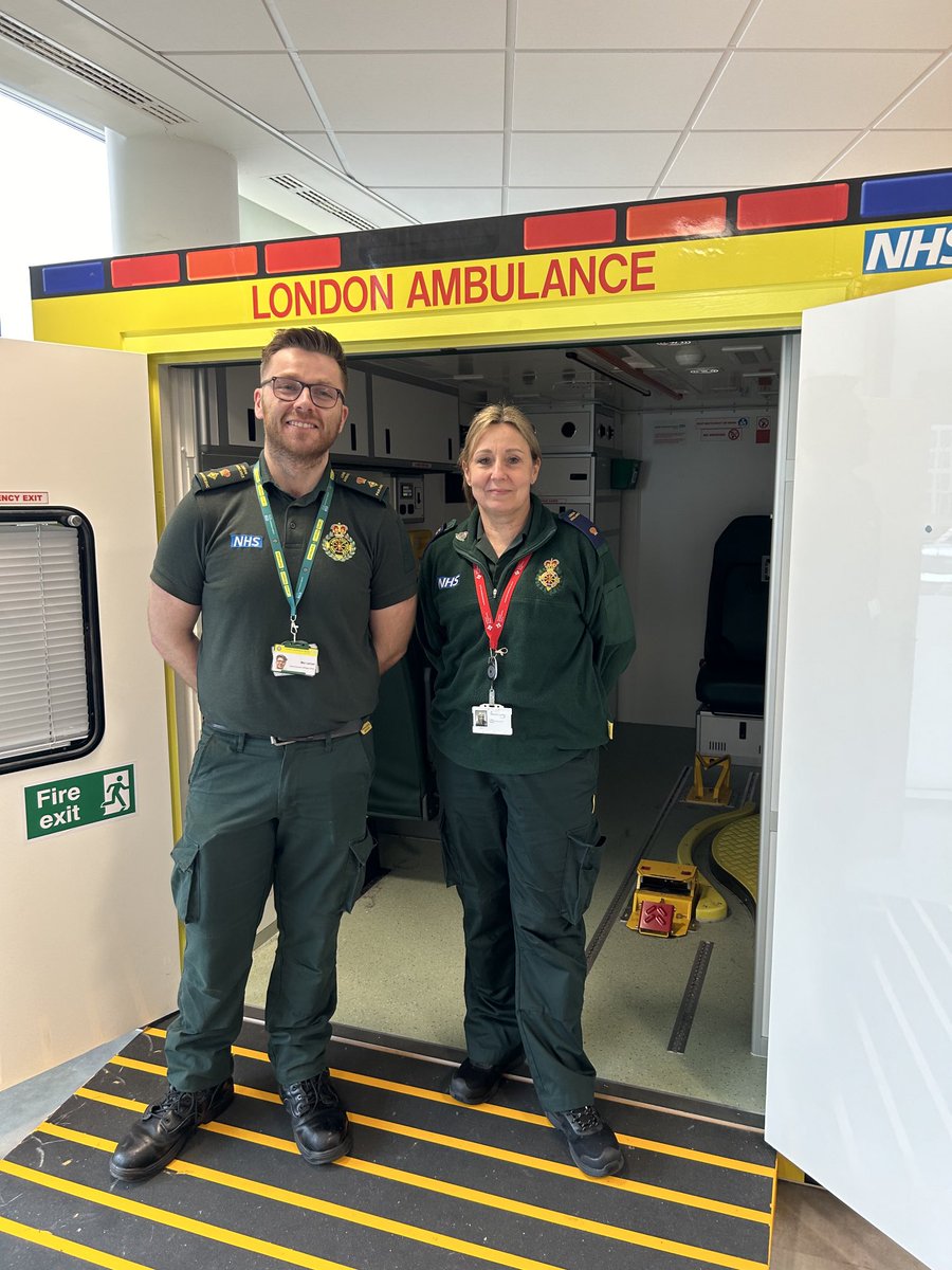 Very interesting visit to ⁦@Ldn_Ambulance⁩ Training Centre Newham today, very good facilities and impressive staff.