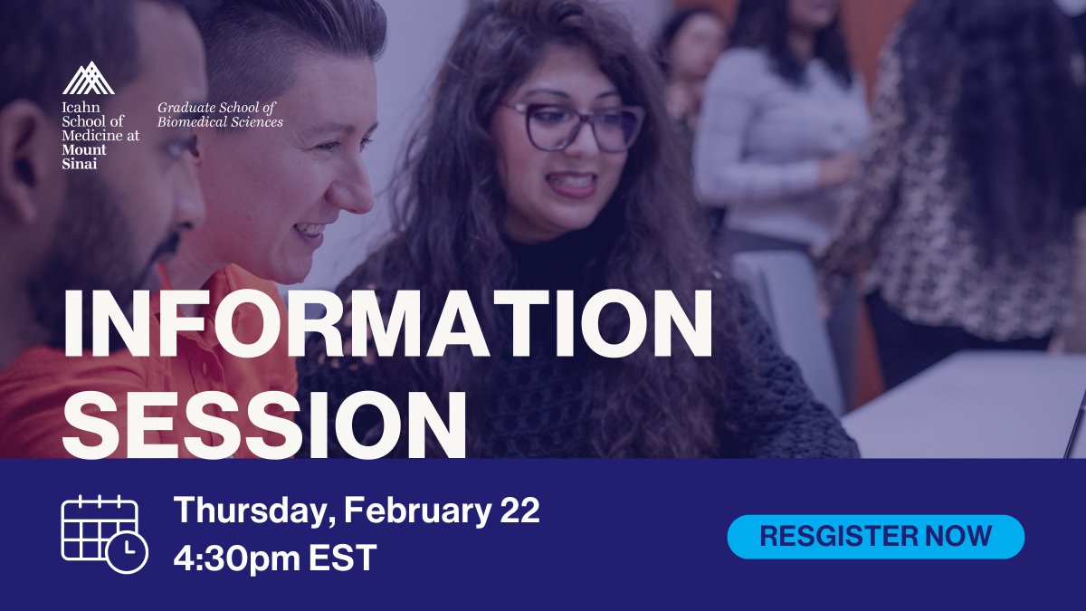 Tomorrow is our next virtual information session! Join us on February 22 at 4:30pm to get your questions answered about all our Master’s degree programs. Register today to hear from our directors and current students: mshs.co/4bHxFrp #GradSchool #Masters