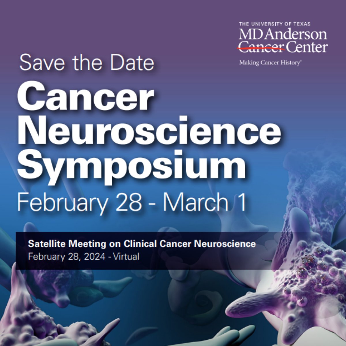 Moran Amit, M.D., Ph.D., from @MDAndersonNews, is organizing the Cancer #Neuroscience Symposium from Feb 28 - Mar 1, 2024. Join us at the symposium to learn from esteemed researchers and professionals in the field. Register now: bit.ly/3SypeXO @CanNeuroSociety