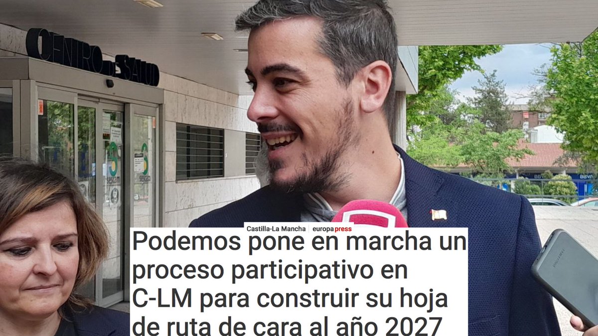 PodemosCLM's tweet photo. Abrimos un proceso democrático para #TransformarJuntasCLM. Una militancia y una organización colectiva a la altura del reto de las elecciones europeas. Camino 2027 hacia una CLM con educación, sanidad, vivienda, igualdad y medio ambiente para todas.

https://t.co/SKoDTby7AC https://t.co/4aW2uwFAU5