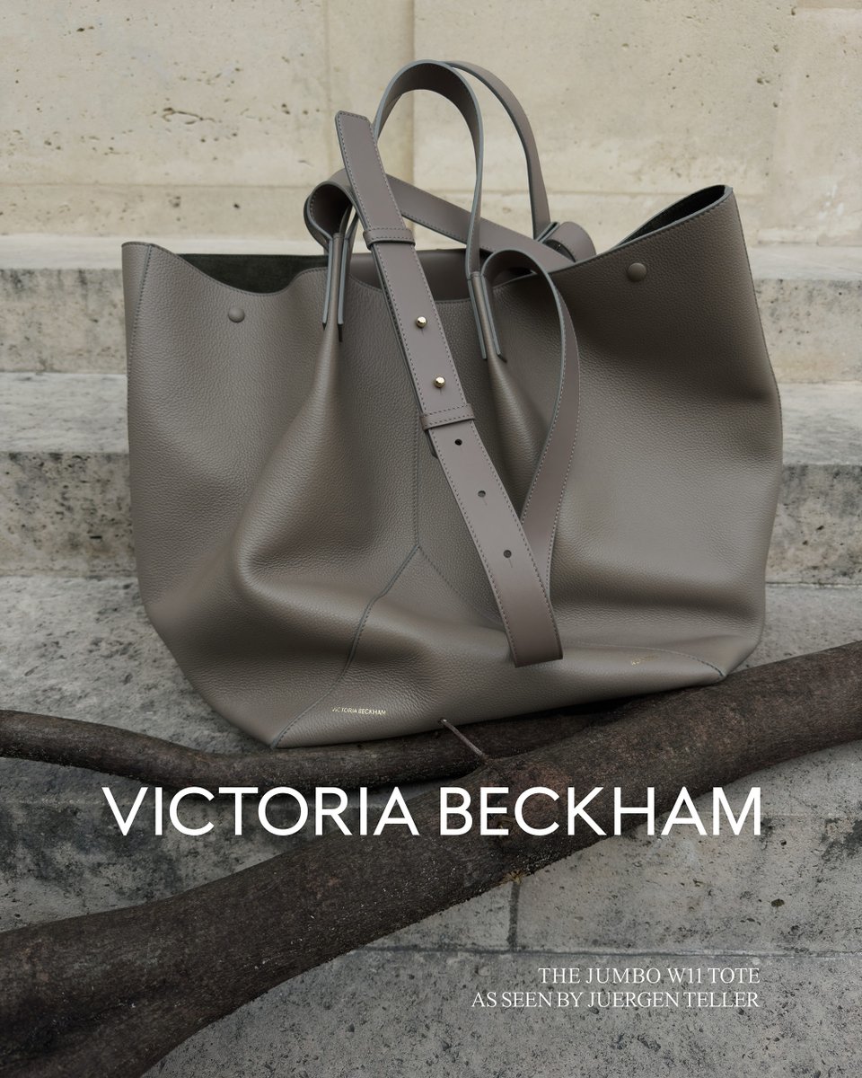 victoriabeckham's tweet photo. A new perspective.

Shop the Jumbo W11 Tote >> https://t.co/xDsW3U8Wx9

#VBSS24 #JuergenTeller https://t.co/L3DeSq5S2p