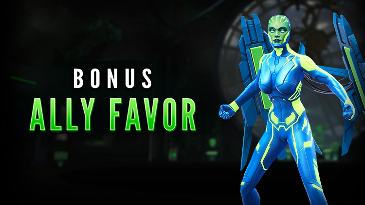 Double the Ally Favor, double the fun 🔥 From tomorrow until Wednesday 2/28, all Ally Favor drops when defeating enemies are DOUBLED. Which Ally are you gonna rank up first?