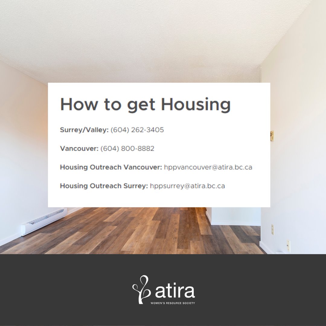 FreeOfViolence's tweet image. Atira Women’s Resource Society is dedicated to supporting women and children affected by violence by offering safe and supportive housing. Curious about our services? Give us a call or send an email!