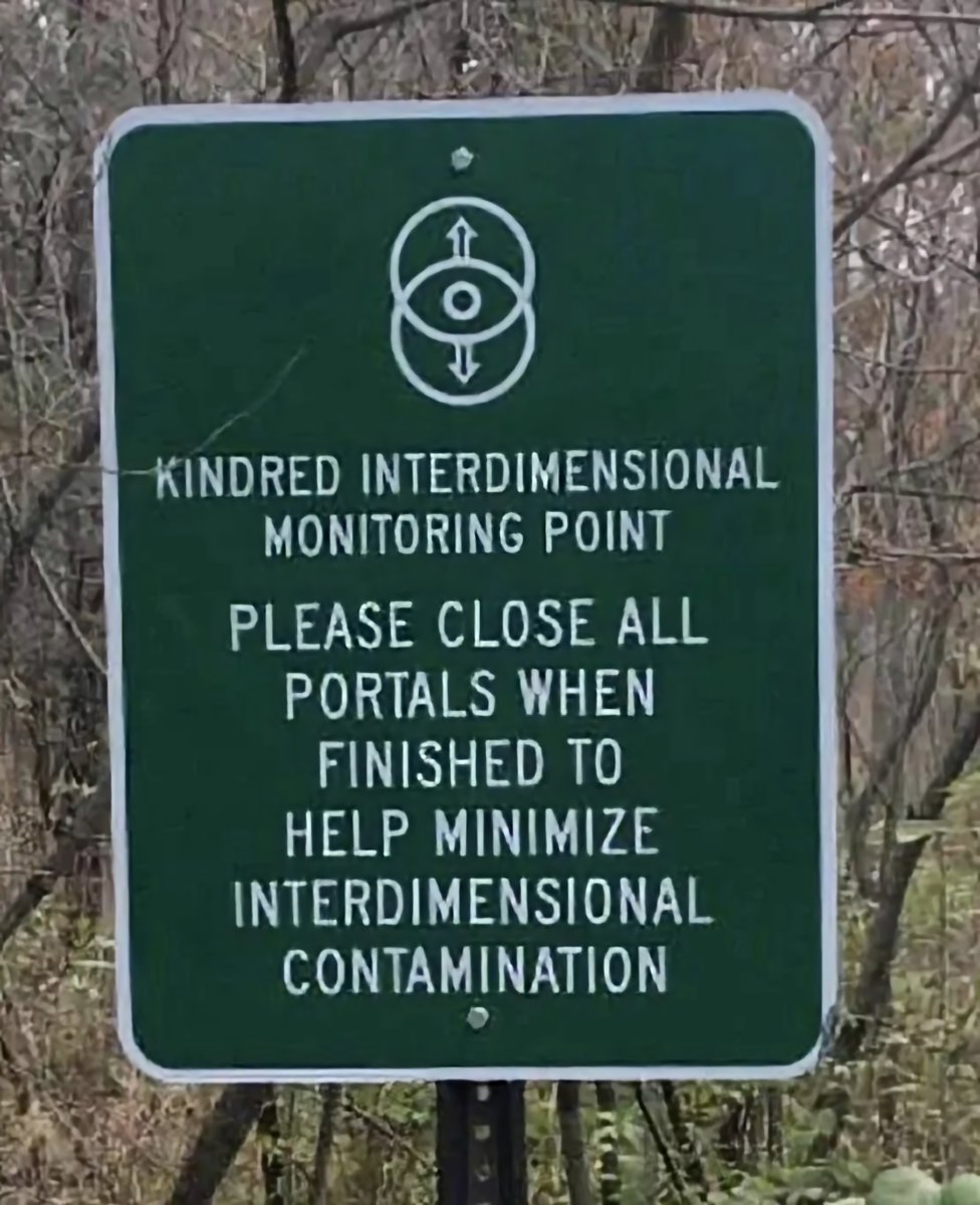 Designated Portals in National Parks?

Surely this is photoshop right?

Surely this was/is a prank right?

Surely this has been taken down already right?

Surely no one has actually used any real portal to interdimensionally travel right? 

Surely this is on some Hollywood movie