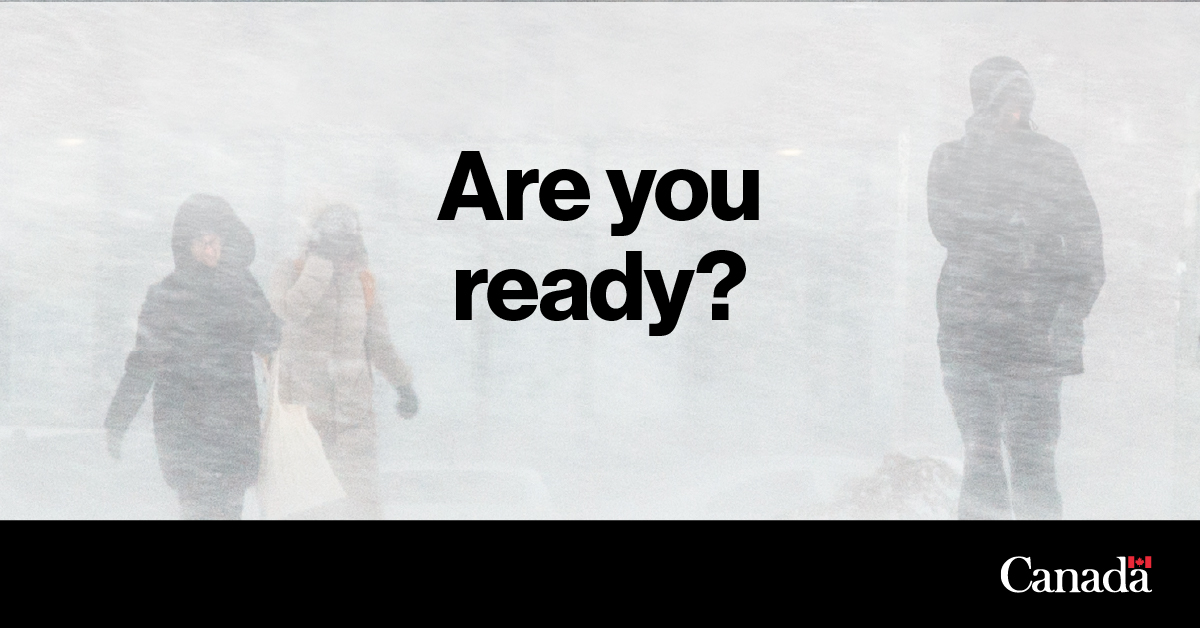 Because of climate change, high-risk weather is becoming more common and severe across Canada. Are you ready? Know the risks in your area and #GetPrepared. ow.ly/my9F50QFfwf