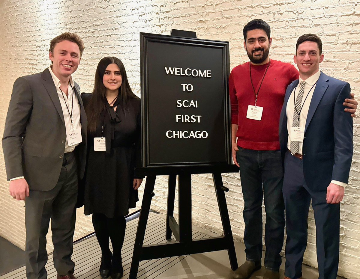 Great interactive #SCAI chicago case session last evening with fantastic cases and fellow presentations, and lots of citywide representation! Well done @LUcardsfellows ! And thanks to @SCAI for putting this on along with moderators @SandeepNathanMD @AdhirShroff @spiritus_bah