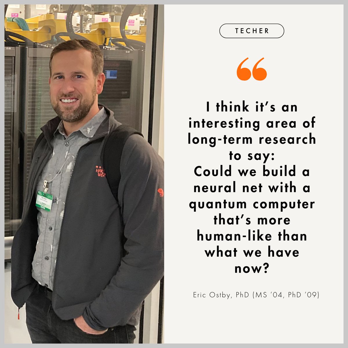 caltechalumni's tweet photo. During our Techer interview with Eric Ostby, PhD (MS '04, PhD '09), Ostby discusses the differences between AI and quantum computing and the ways they overlap.
Interview: https://t.co/bUXi01xZ2C
#CaltechAlumni #TecherMagazine https://t.co/cvfi0cBho4