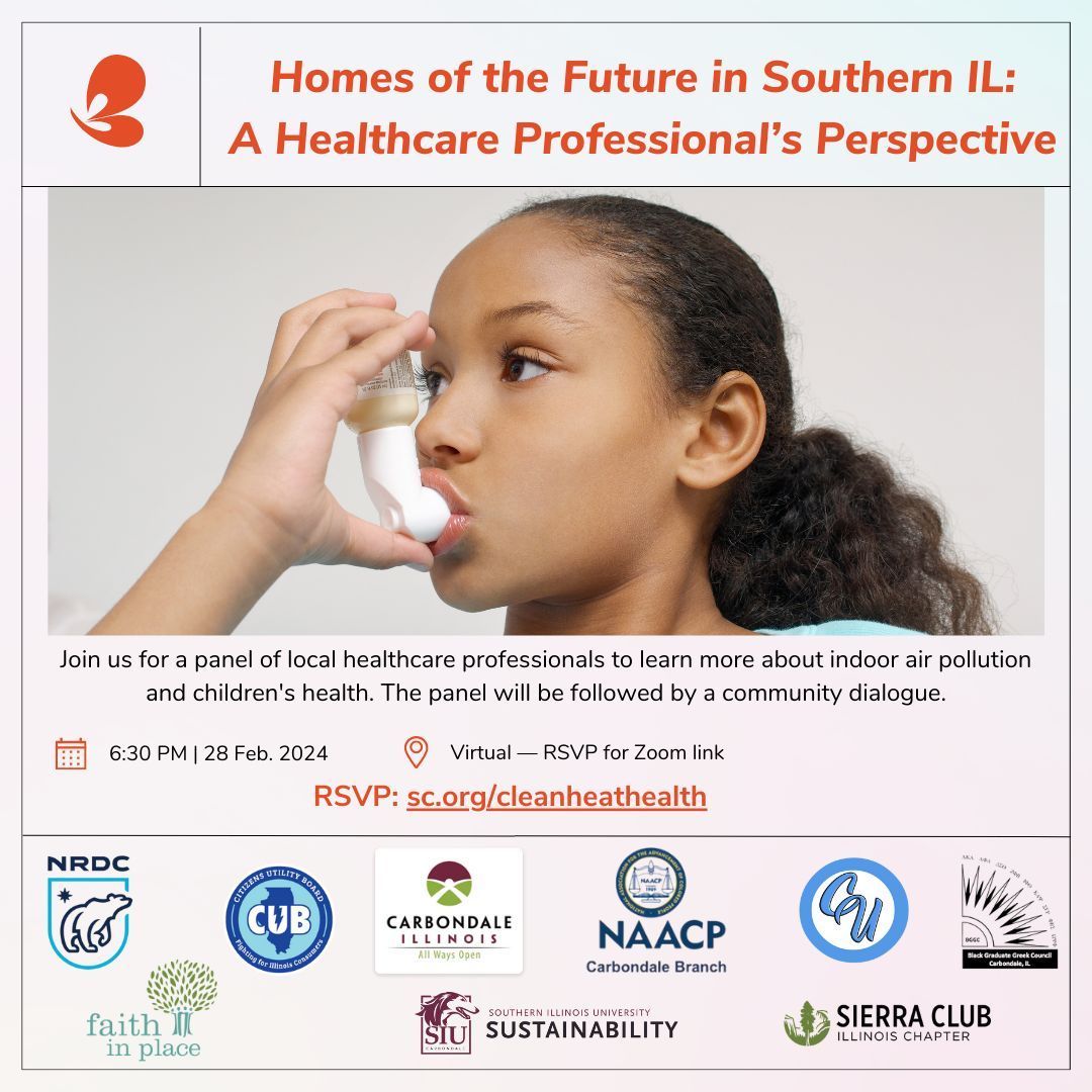 cubillinois's tweet image. Are you concerned about the negative health effects of gas in your home? Do you want to learn how making the switch to electric appliances is good for your health &amp;amp; the planet? Join us for a panel discussion on Feb. 28 to learn about #CleanHeat! More info: bit.ly/3I8cCkg