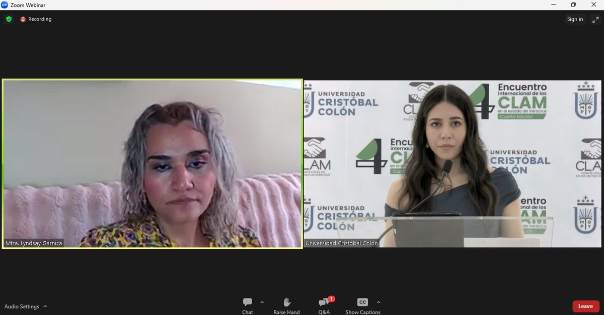 ClamVeracruz's tweet photo. "El medio ambiente no dimensiona y no entiende de errores causados por el hombre."- Mtra. Lyndsay Garnica, Consultora en Derecho, Desastres, Justicia Climática y Respuesta a Emergencias durante el Cuarto Encuentro Internacional de los CLAM 2024. https://t.co/kgi9B3dPox