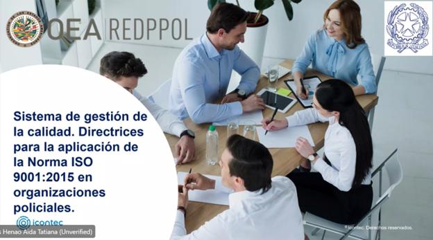 OEA_SegPublica's tweet photo. “Implementar un sistema de gestión de la calidad fomenta la confianza de los ciudadanos en las instituciones policiales” destacó @CristianGT78 https://t.co/mOa4e7n4oE