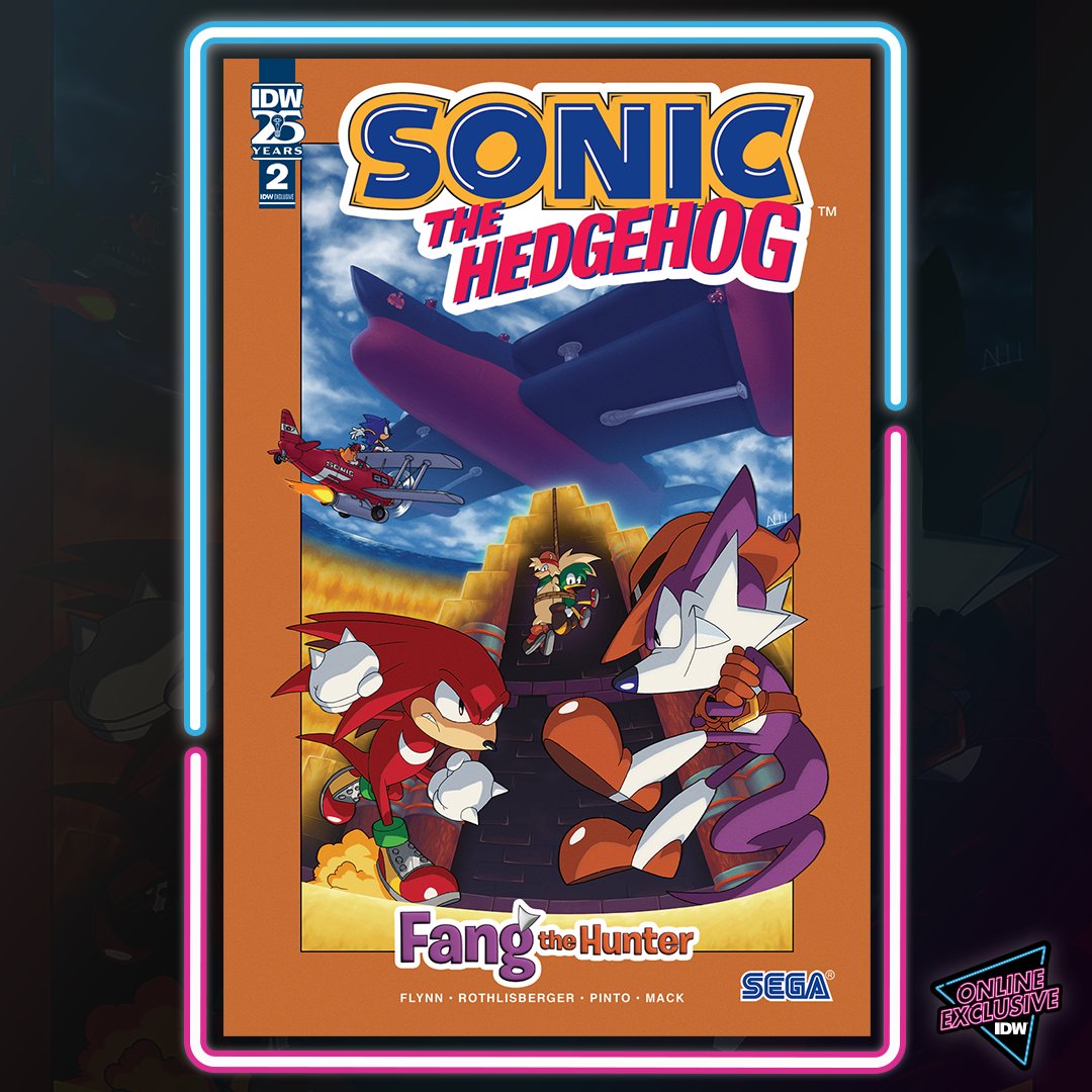 Are we going to start collecting foil covers like they’re chaos emeralds…of course! 

An online exclusive Sonic the Hedgehog: Fang the Hunter #2 FOIL COVER  is available now.

Grab a copy here: ow.ly/ygBv50Qw3Wy

#Sonicthehedgehog #FangtheHunter #FoilCover #OnlineExclusive