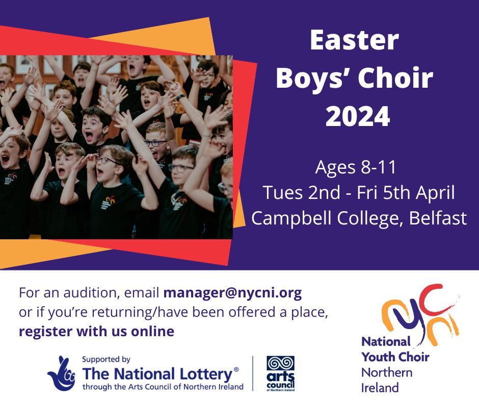 National Youth Choir Northern Ireland - NYCNI (@NYCNI_) on Twitter photo 2024-02-21 18:10:13