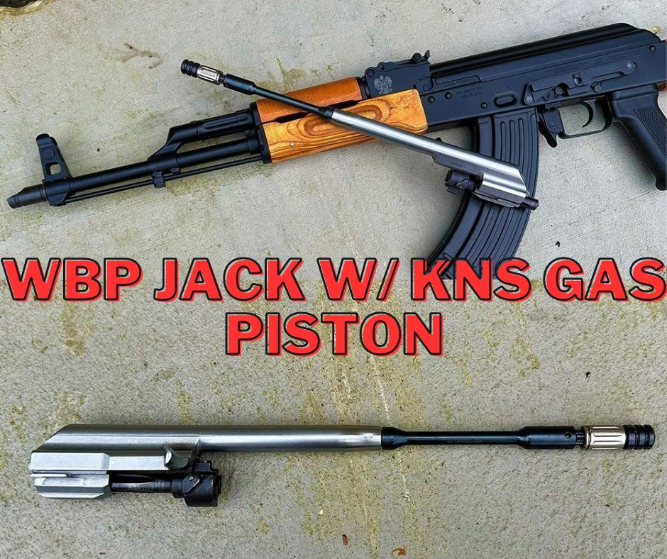WBP JACK + KNS Adjustable Gas Piston = True Love #atlanticfirearms #kns #wbp #jackrifle #ak47 #rifle #matchmadeinheaven #gaspiston