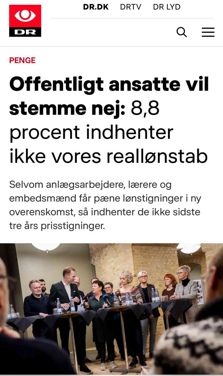 Opinberir starfsmenn ekki allir sáttir við nyjustu samningana…þetta eru 2200 dkr launahækkun á mánuði…ca.44 þús isl