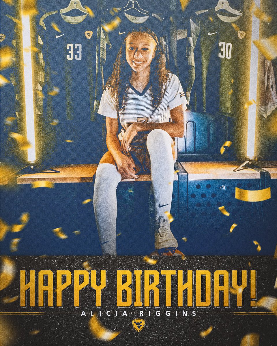 wvuwomenssoccer's tweet photo. Happy birthday @CocoRiggins2! 🥳

#HailWV https://t.co/Rl0XludNZD
