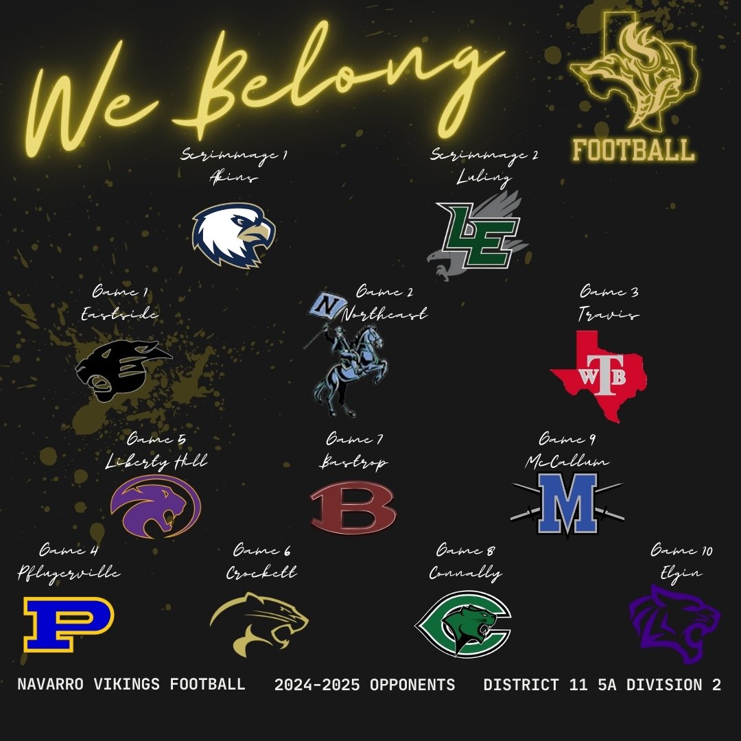 Navarro Viking Football tweet media