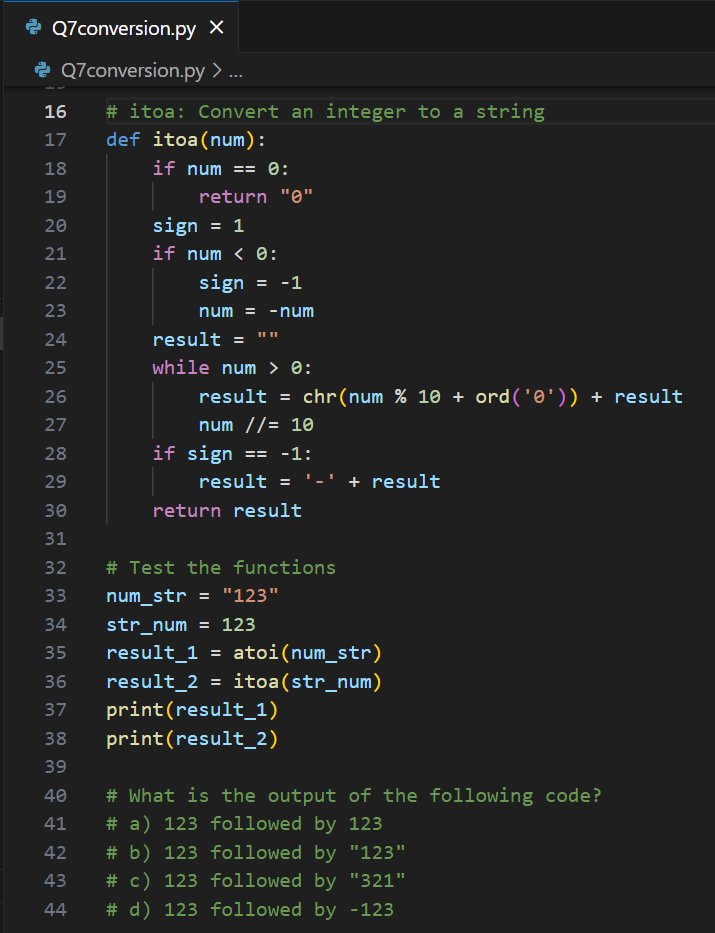 DSA_Python's tweet image. 🚀 Day 7 of #100DaysOfDSAChallenge! Today's topic: Arrays and Strings. Let's tackle a conversion problem: 📝 Question: #AtoiItoaConversion
#DSA #Arrays #Strings #Python #CodingChallenge #Programming #Algorithm #DataStructures #TechTrends #LearnToCode