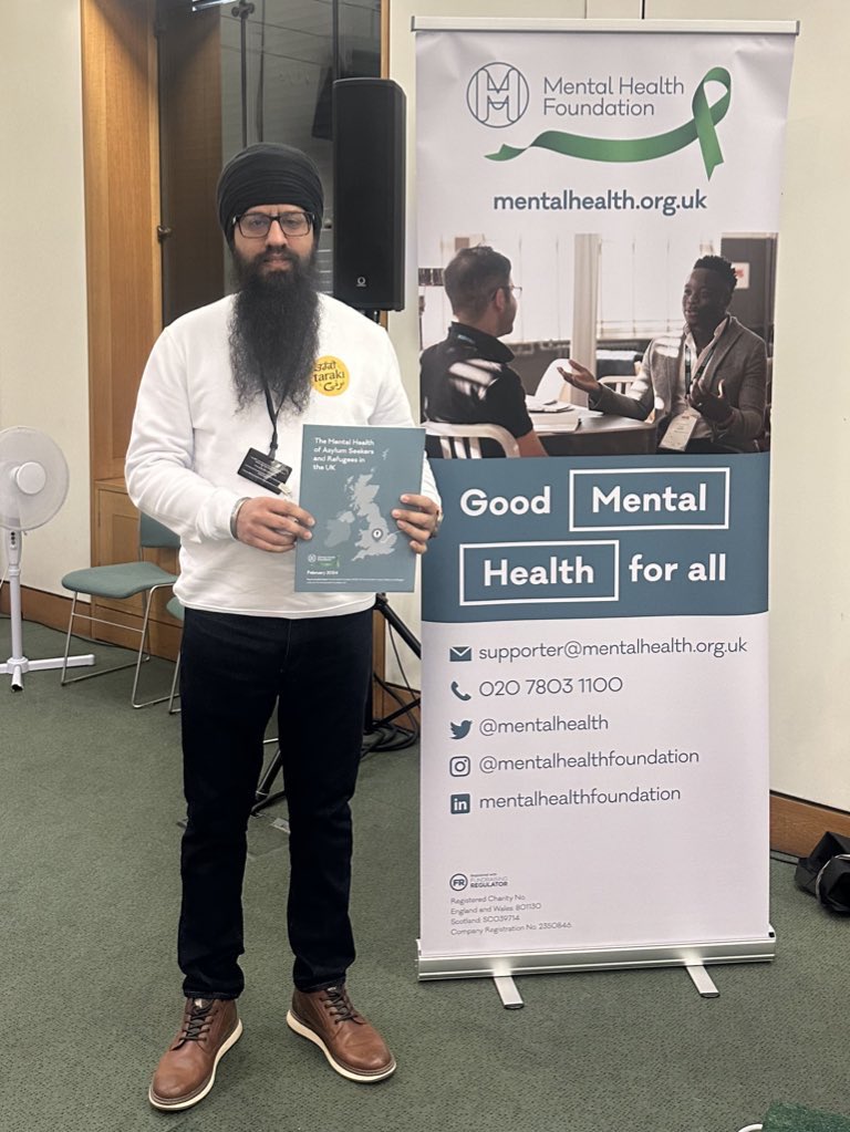 I was privileged to represent @TarakiHQ today at a parliamentary reception to mark the launch of The Mental Health Foundation’s new report ‘The Mental Health of Asylum Seekers and Refugees in the UK’.