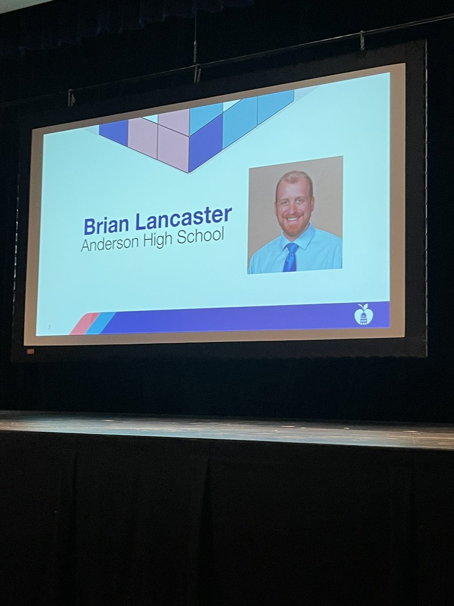 Secondary_AISD's tweet photo. We are so proud of first-year principal @MrLancaster05 for his dedication and commitment to the Anderson HS community and Austin ISD. This dynamic leader serves with integrity, passion, and JOY. Superintendent @Matias_AISD awarded him the Rubix Cube at February Principal Mtg. https://t.co/b8J5SauHwR