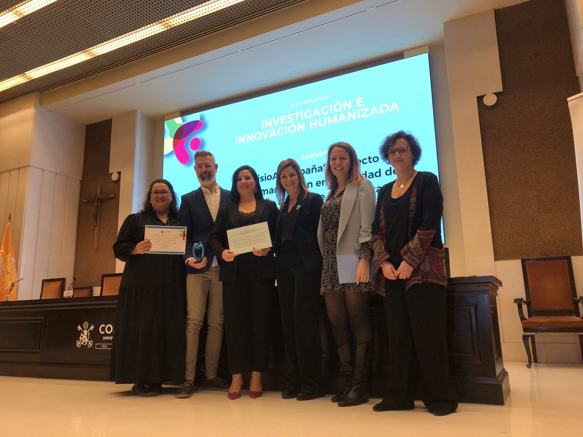 Fundación Humans (@humansfundacion) on Twitter photo #PremiosHumans | Y el proyecto premiado en 'Investigación e innovación humanizada' es…
“FisioAcompaña": Proyecto de Humanización en la Unidad de Gestión Clínica de Rehabilitación y Fisioterapia, del Hospital Universitario Poniente (<a href="/HUniv_Poniente/">Hospital Universitario Poniente</a>)
¡¡Nuestra enhorabuena!! #PremiosHumans | Y el proyecto premiado en 'Investigación e innovación humanizada' es…
“FisioAcompaña": Proyecto de Humanización en la Unidad de Gestión Clínica de Rehabilitación y Fisioterapia, del Hospital Universitario Poniente (<a href="/HUniv_Poniente/">Hospital Universitario Poniente</a>)
¡¡Nuestra enhorabuena!!