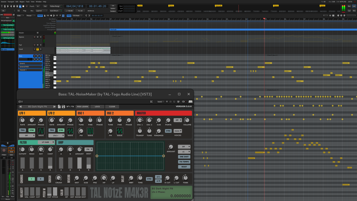 Ardour DAW tweet media
