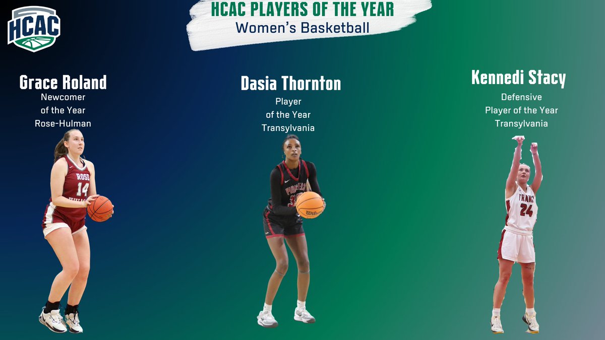 HCAC Women's Basketball |  Awards and All-Conference

With the 2023-24 Women's Basketball season in the books, the HCAC award winners are in. Congrats to all the All-Conference honorees and award winners.

Full Release: tinyurl.com/m4zt3aff

#TheHeartofD3 | #D3Hoops