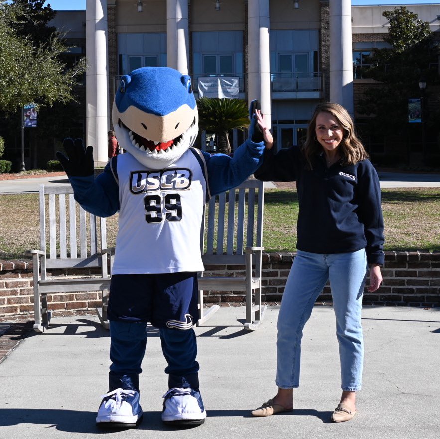 USCBAlumni's tweet photo. Hi Sand Sharks! 
My name is Ashton Cumbie. I recently joined the USCB Office of Development as the Alumni Relations and Events Manager and want to meet you! Be on the lookout for opportunities to connect with me and your alma mater. https://t.co/Dv5iqu4JWT