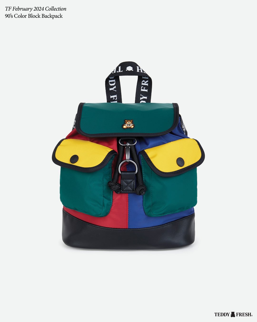 Teddy Fresh on X Our 90 s Color Block Backpack is available now. Free shipping on all domestic orders https t Er6EWGciit X