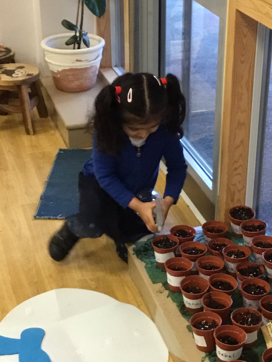 We have been learning all about growing! We’ve planted our seeds and we’re looking after them to help them grow! 🌱🪴🫛