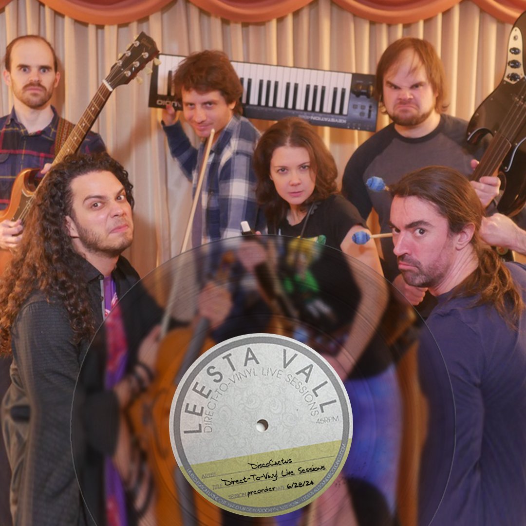disco_cactus's tweet photo. What up Cactoids! We've got another exciting announcement for you all today: we're going to be hitting the studio at @leestavall on June 28th to record a number of unique vinyl records, cut and pressed in real time, *exclusively* for YOU! How it works below: (1/4) https://t.co/uG96txsaVv
