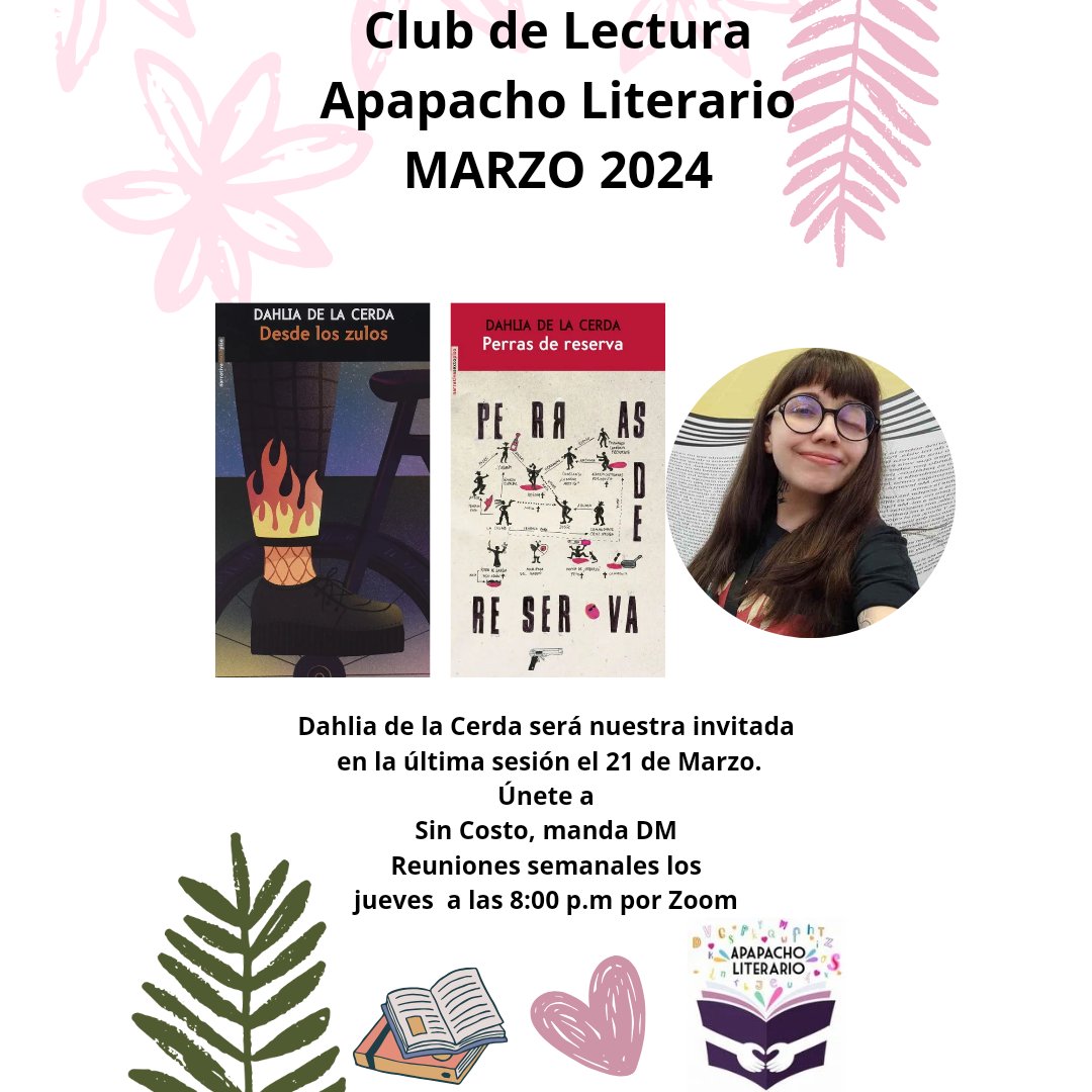 ApapachoLiter's tweet photo. Únanse, son una maravilla estos libros y la autora.

#LibrosRecomendados #libros #clubdelectura #circuloliterario #lecturaconjunta #perrasdereserva #desdeloszulos #mujeres #MujeresEnRevolucion #DahliadelaCerda #México #lectura https://t.co/RwmLF9WvIG