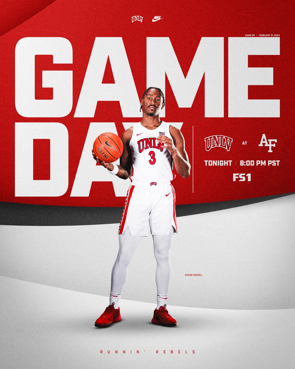 It’s Gameday

🆚 Air Force
⏰ 8:00 PM
📍 USAFA
📺 FS1
📻 ESPN Las Vegas