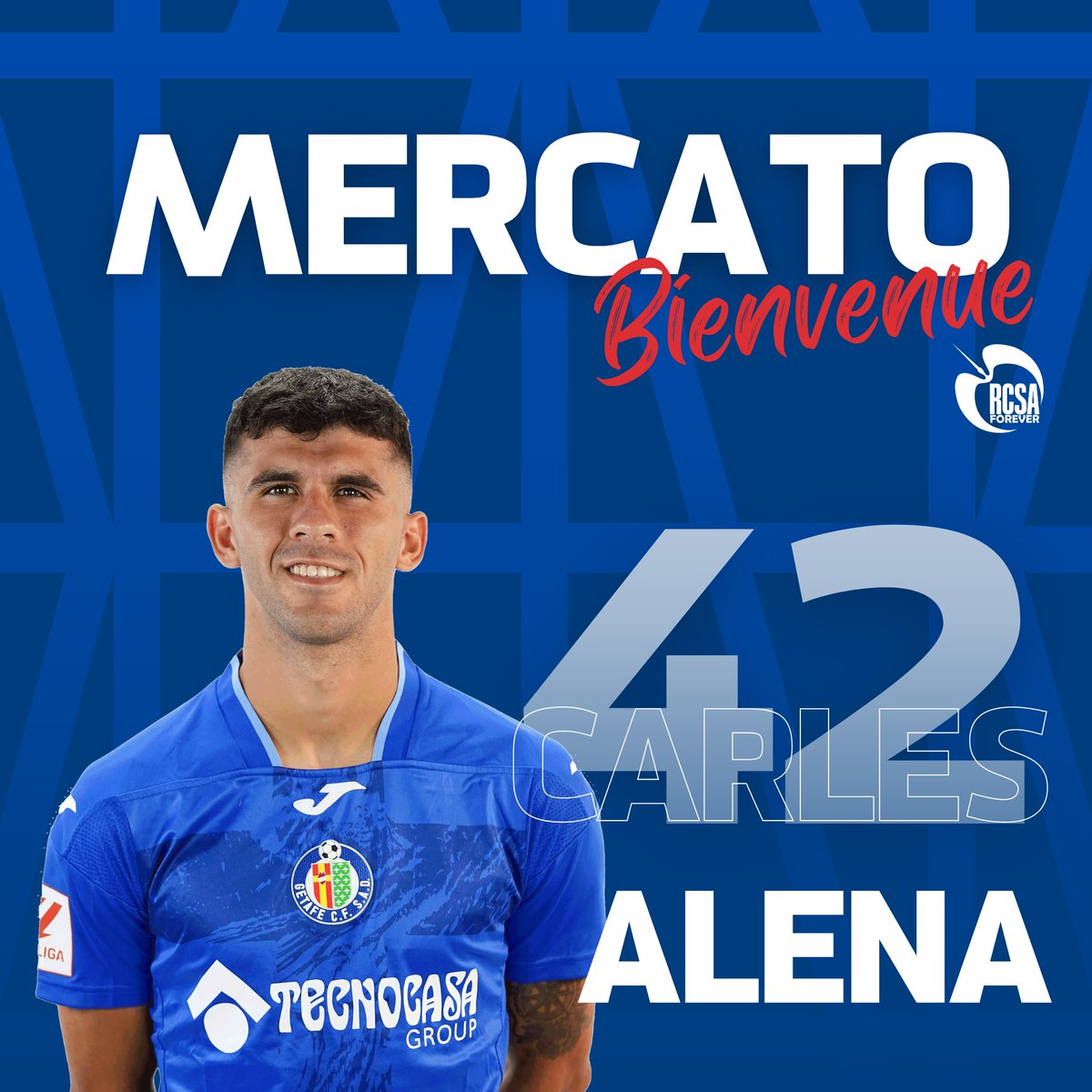 RCSA_RP's tweet photo. 📢MERCATO

Carles est Strasbourgeois 🥨

Le milieu espagnol s'est engagé avec le RCSA, en provenance de Getafe 🟦⬜️ https://t.co/sIqi4SiKA0