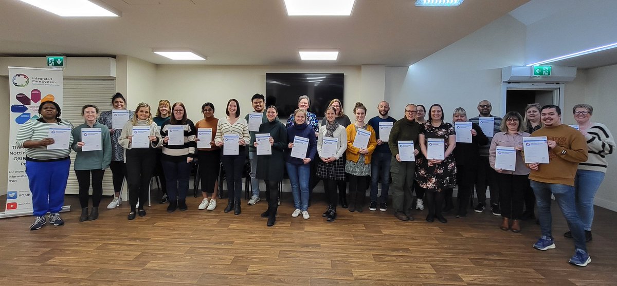 Congratulations to our latest cohort of #QSIR Practitioners. Well done to you all, and good luck on your improvement journey! 🎉 @Notts_ICS @SFHImprovement @QI_NottsHC @NUH_QI @EMASNHSTrust