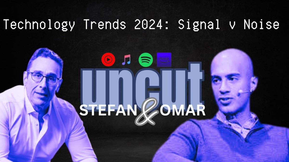 🎙️ Special Podcast Episode Up Now Listen: podcasters.spotify.com/pod/show/stefa… 🧵The great @omarryehia1 and I review @OReillyMedia Technology Trends for 2024 by its VP Content Strategy @mikeloukides.