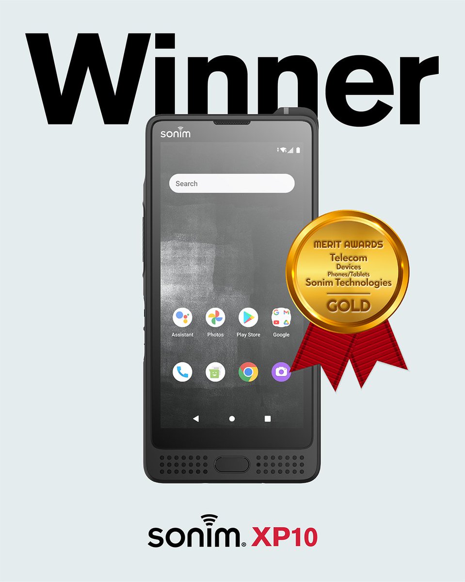 sonimtech's tweet photo. Sonim Technologies proudly takes home GOLD at the Merit Awards for Telecom for Devices: Phones/Tablets.
Thank you to those who trust us to deliver rugged, reliable solutions.
See how Sonim leads the way in gold-standard communication: https://t.co/FZSeOLxxBI 
#meritawards2024 https://t.co/lQrcGlK8nG