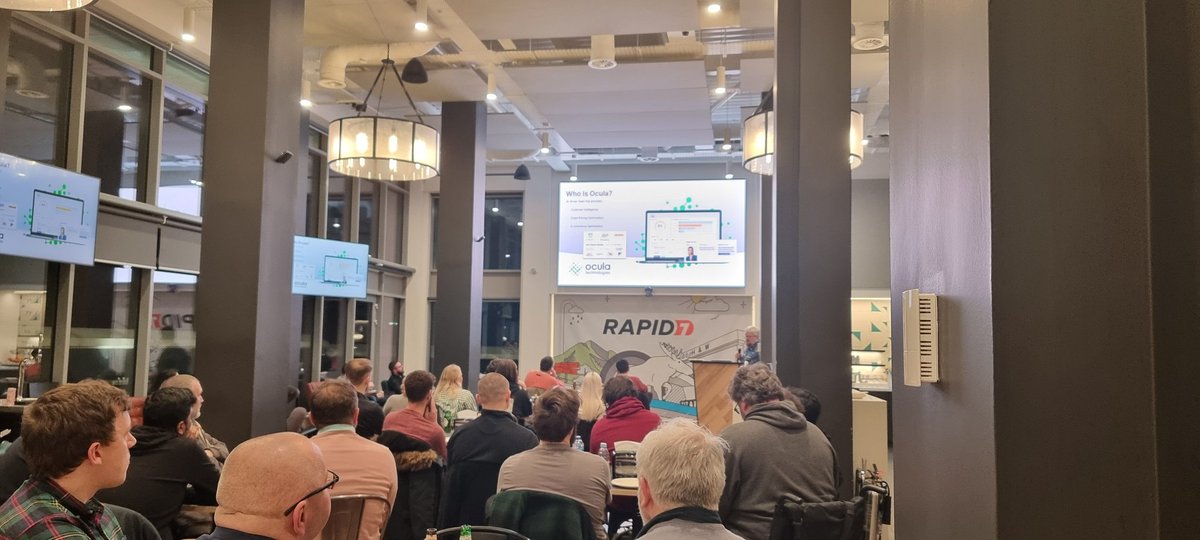 First up tonight we have Ronan Bradley speaking about scaling to infinity and beyond