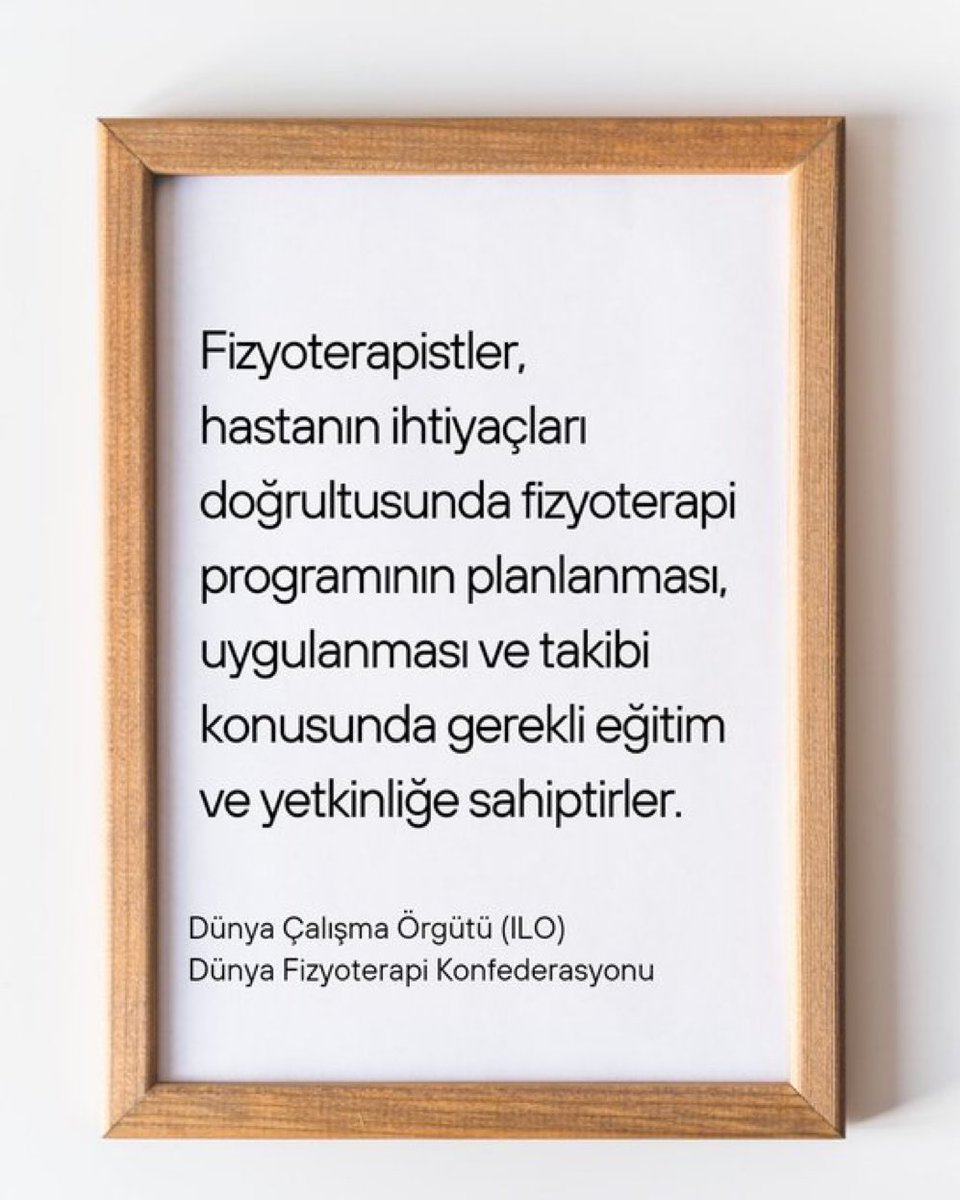 Sayın bakanım bizi tanımamakta çok haklısınız çünkü Fiziatristler hariç diğer branş hekimleriyle çalışamadık şimdiye kadar. <a href="/drfahrettinkoca/">Dr. Fahrettin Koca</a> Artık çalışabilmemiz için #FizyoterapisteSesVer
