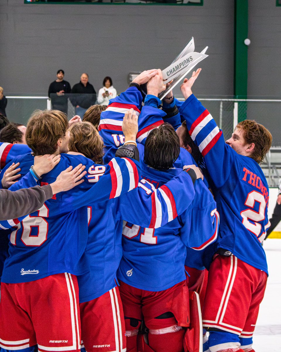 smuhockey's tweet image. 🫵YOUR TCHC CHAMPIONS🏆

Your SMU MUSTANGS defeated TCU 6-4 in the finals to become the 2023-2024 TCHC Champions and bring home the 🏆

#smuhockey | #ponyup | #champions
