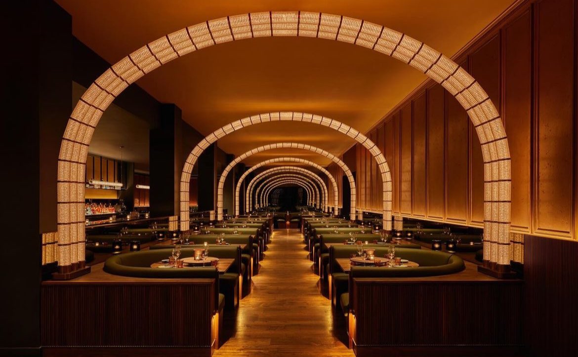 luusssso's tweet photo. Love the lighting and lines of COQODAQ restaurant in NYC https://t.co/KFDDSQr8ru