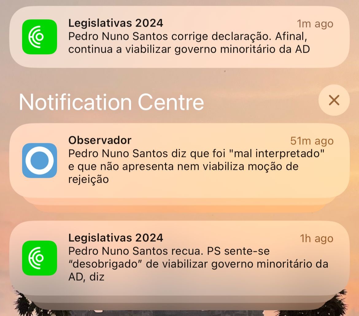 malliberal's tweet photo. Nem o sistema de notificações tem capacidade de acompanhar os recuos e o diz que disse. Mais caricato é Pedro Nuno Santos achar-se mesmo capaz de governar um país, quando nem um condomínio conseguiria gerir em condições. #opedronaofunciona #naofuncionapedro https://t.co/MYbnJwiI2l