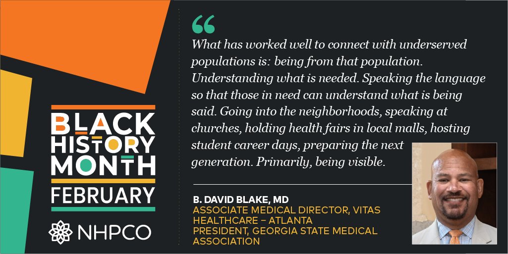 The Alliance (@thealliancehome) on Twitter photo Today's #blackhistorymonth leader feature is B. David Blake, MD, Associate Medical Director for <a href="/VITAS/">VITAS Healthcare</a> Healthcare - Atlanta and President of the Georgia State Medical Association. Today's #blackhistorymonth leader feature is B. David Blake, MD, Associate Medical Director for <a href="/VITAS/">VITAS Healthcare</a> Healthcare - Atlanta and President of the Georgia State Medical Association.