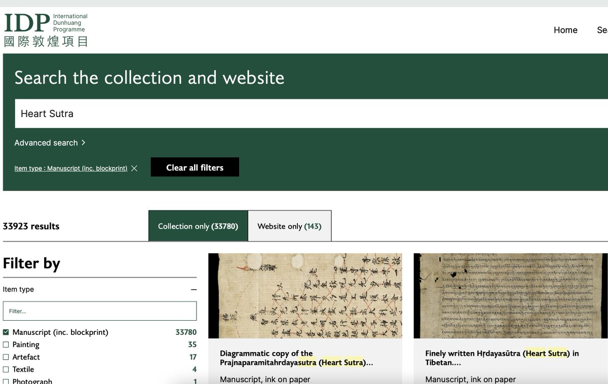 The new @idp_uk website is excellent and vastly superior to the old one. Browsing and searching are much better and the image viewer is state of the art. Through their implementation of @iiif_io the IDP has strengthened its commitment to open access. Bravo IDP team!