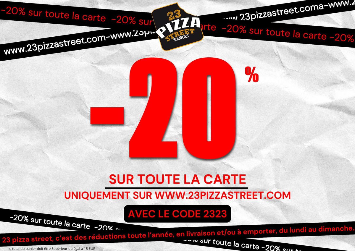 23PIZZASTREET's tweet photo. Exclu nternet https://t.co/hESj8iLTuO