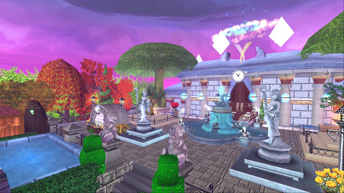 Daniel_SS101's tweet photo. 🌟Calling all Paparazzi, Celebrities &amp; Fans of the game to the RED CARPET! 🌟

Inspired by the MET Gala, Come visit &amp; walk the red carpet in your best stitch &amp; bring your best POSE! 

SunSword's Museum of Spiral Wonders, Courtyard 

NOW ON TOURS! 
@Wizard101 
#Wizard101Decorating https://t.co/ZoV72L3RKR