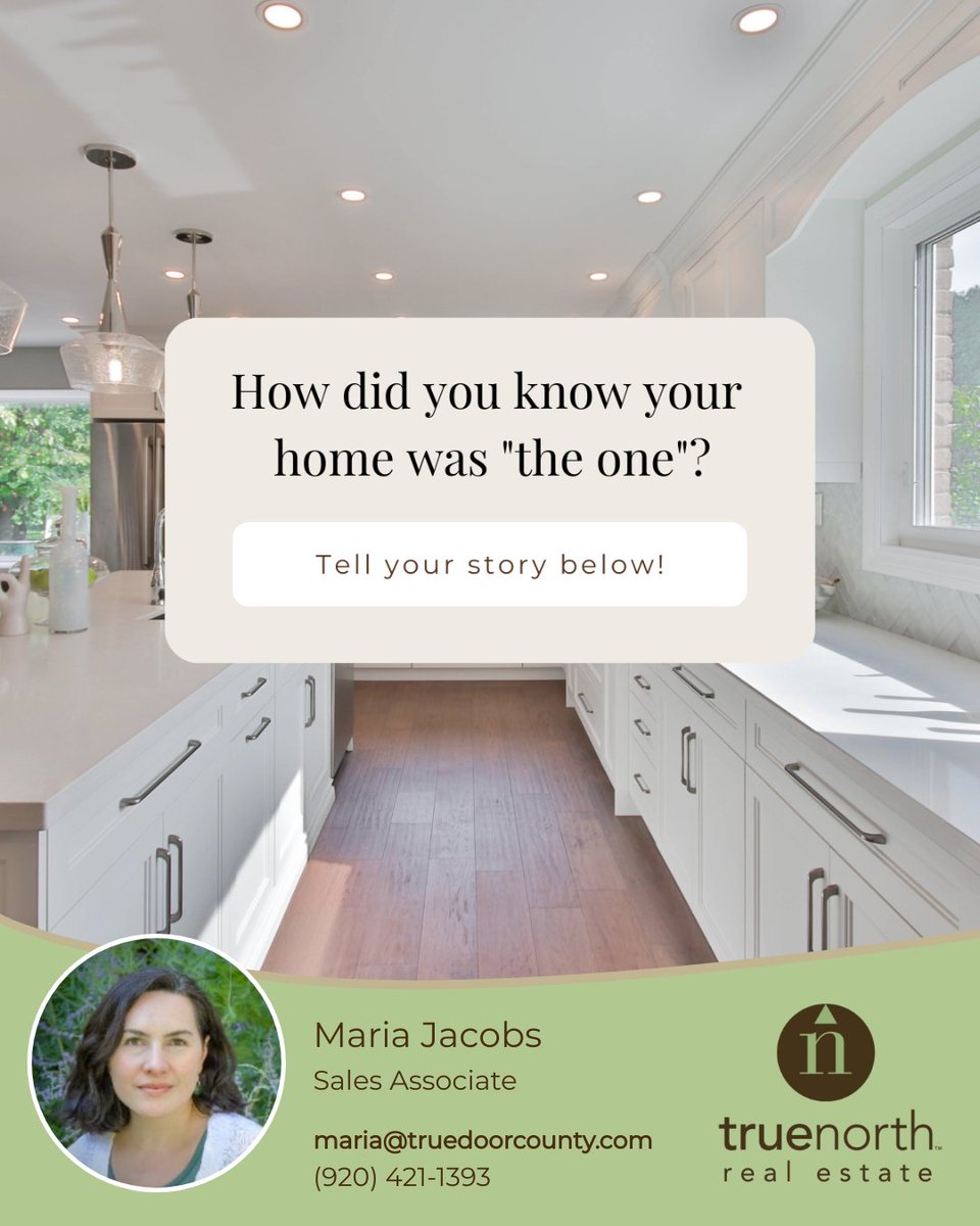 I love to hear stories about how people found 'the one.' Do you have a story for me? #homestories #theone #ilovemyhome #doorcounty